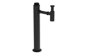 VitrA Floor Standing Bottle Trap (Long) - Matt Black